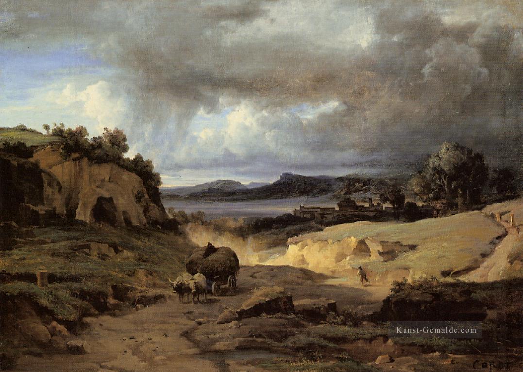 die römische Campagna aka La Cervara plein air Romantik Jean Baptiste Camille Corot Ölgemälde